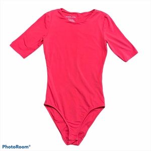 Everlane Bodysuit snap crotch supima cotton XS